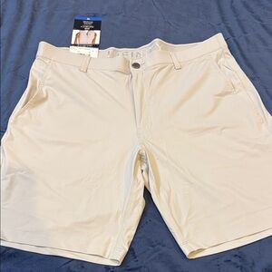INFINITY Men's Light Tan Hybrid Shorts